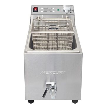 Mercury MEF-L8-SAT Countertop Single Tank Electric Fryer