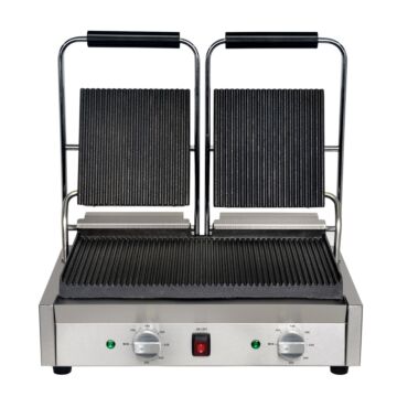 Mercury MEP-L-DARR Countertop Double Ribbed Grill
