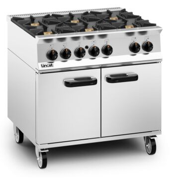 Lincat OG8002 Opus 800 6 Burner Gas Range Oven