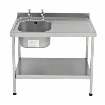 KWC DVS E20610R Stainless Steel Sink Right Hand Drainer 1200mm