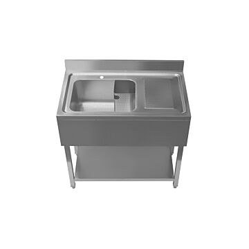 Cater Kitchen PD1000RHD Single Bowl and Drainer