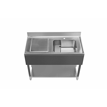 Cater Kitchen PD1200LHD Single Bowl and Drainer