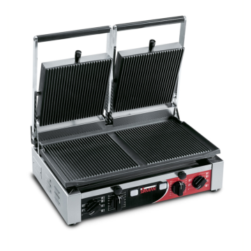 Sirman PD RR-RR T Double Ribbed Panini Grill