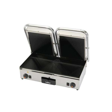 Hallco MEMT17062 Panini/Contact Grill - Ribbed