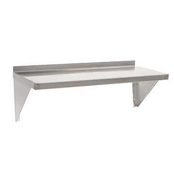 Parry Stainless Steel Wall Shelving 300mm Depth