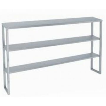 Parry Stainless Steel Unlit Chef's Triple Tier Racking 300mm Depth