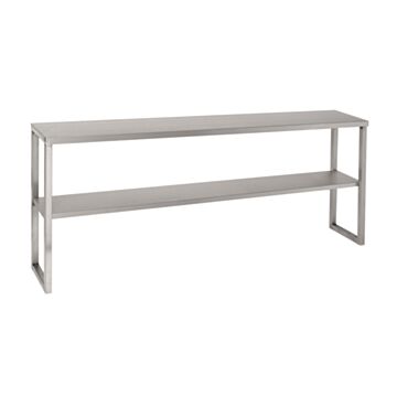 Parry Stainless Steel Chef's Lit Double Tier Racking 400mm Depth