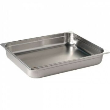 Stainless Steel Gastronorm Pan - 2/1 Size