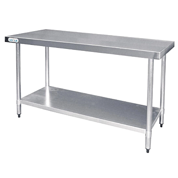 Vogue Stainless Steel Centre Prep Table