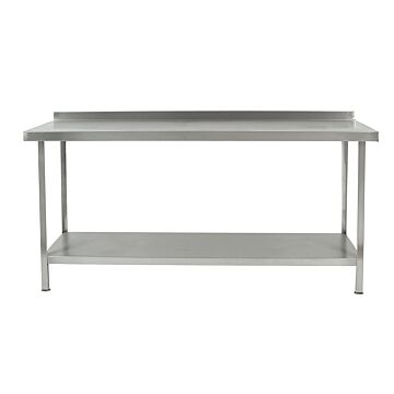 Parry TAB650W Stainless Steel Wall Table With One Undershelf
