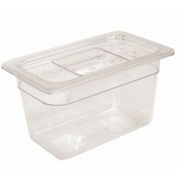 Vogue Polypropylene 1/4 Gastronorm Pan Lid Container Food Storage Catering