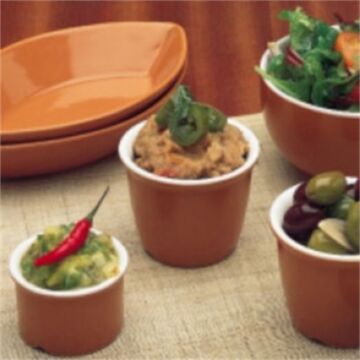 Churchill W013 Terracotta Soup Bowls