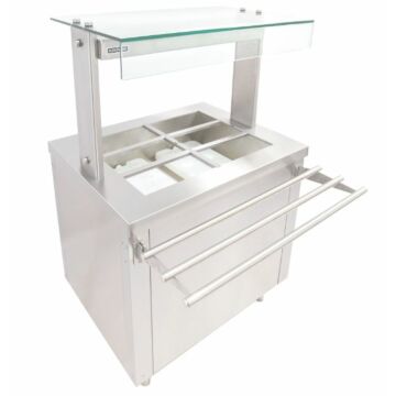 Parry Flexi-Serve FS-AWPACK900 Ambient Cupboard with Chilled Well