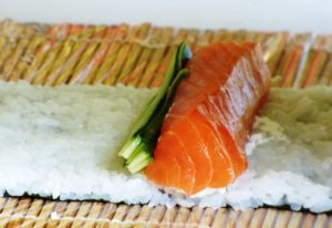 Sushi rolling mat