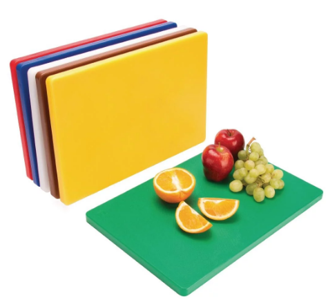 Colour coded chopping boards