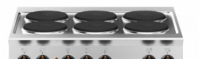 Sealed electric hobs