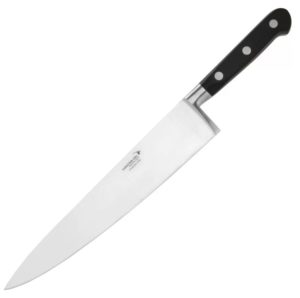 Sabatier chefs knife with black handle
