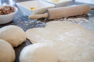 Pizza dough preparation