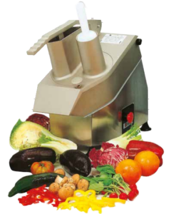 Chefquip CQ-400 Veg Prep Machine with vegetables