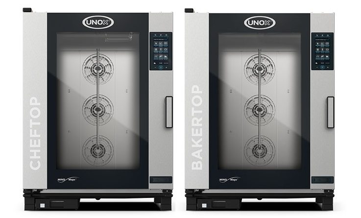 Two combi ovens side by side