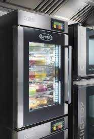 Unox Evereo hot fridge with food inside