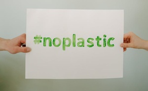 no plastic sign