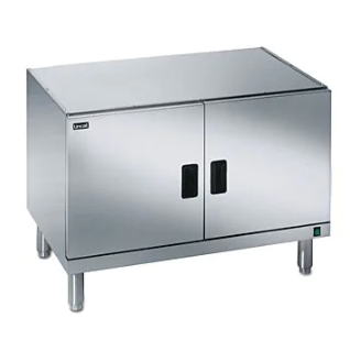Lincat stainless steel hot cupboard with legs